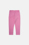 Pink Basic Ribbed Tights